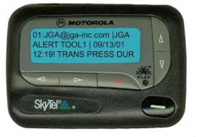 Primer Beeper en casa