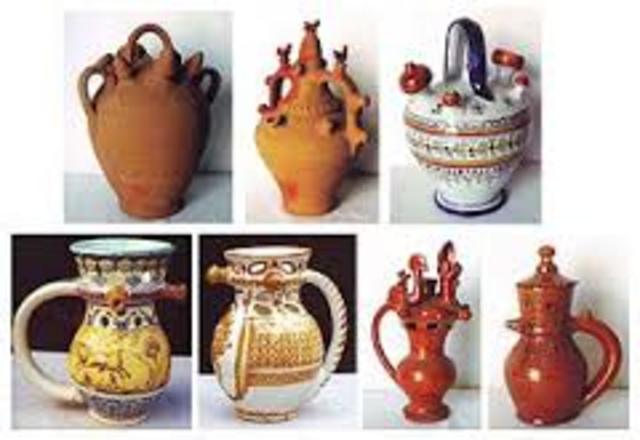 Trabajos de cerámica, alfarería y vidriería