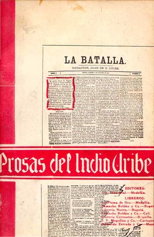 Publicación prosas del Indio Uribe