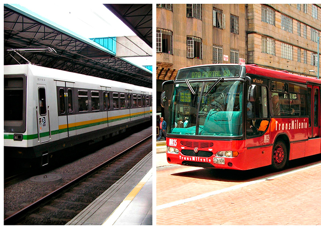 Repartición, Bogotá Medellin