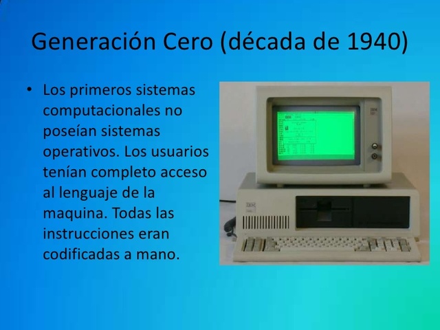 Primera generación del computador