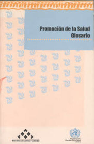 Glosario términos de Promoción de la Salud.