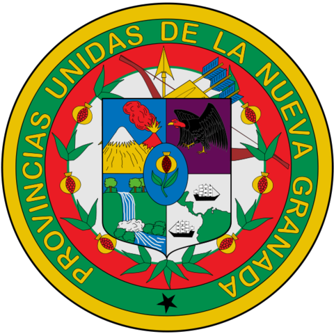 Antioquia, Cartagena Pamplona, Neiva y Tunja se unen como Provincias Unidas de Nueva Granada.