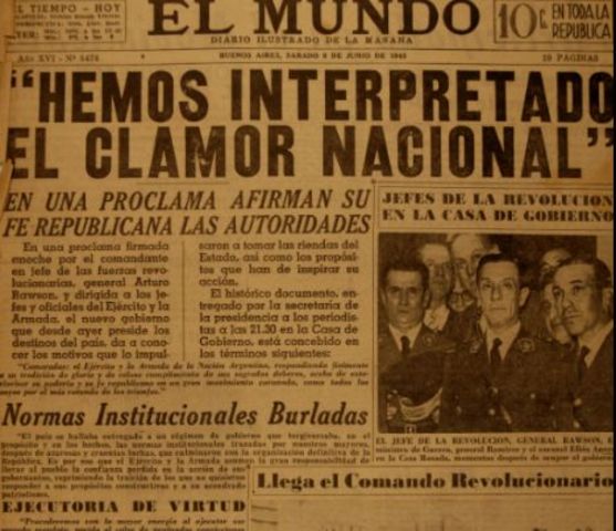 Segundo Golpe de Estado - Fin de la Década Infame