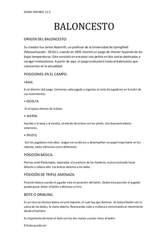 Publicación del primer reglamento