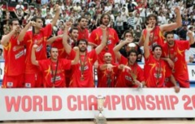 Medalla de Oro para la selección española de baloncesto (Masculina)