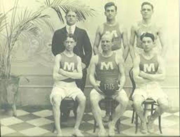 México es el primer país extranjero en adoptar el baloncesto.