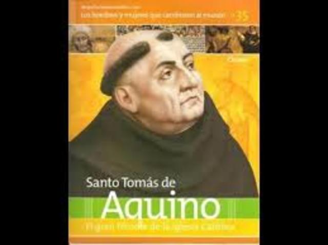 Santo Tomás de Aquino (1225-1274)