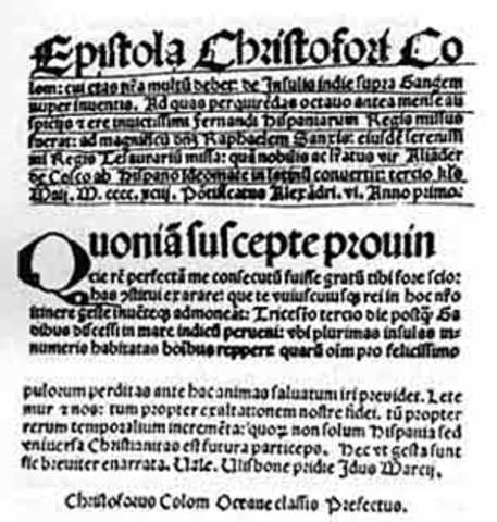 Descubrimiento del Nuevo Mundo por Colón&nbsp;(Siglo XV)