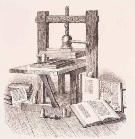 Printing press invention