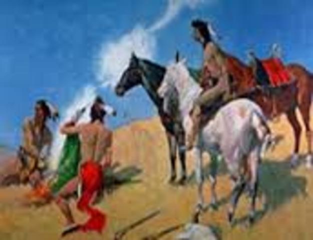 Señales de humo, tambores y cantos