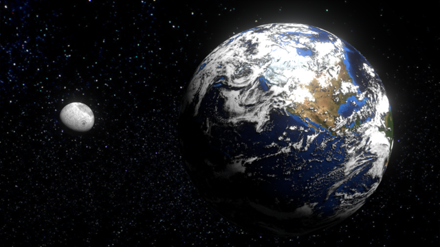 ¿a que distancia se encuentra la luna de la tierra?