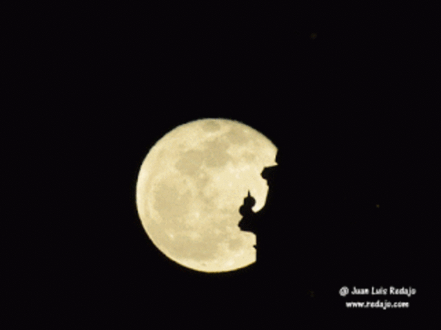 la luna y su orbita.