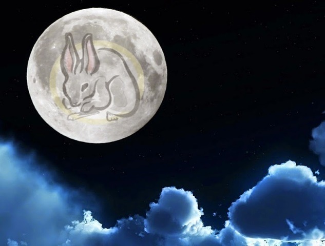 leyenda de la luna y el famoso conejito que esta en ella