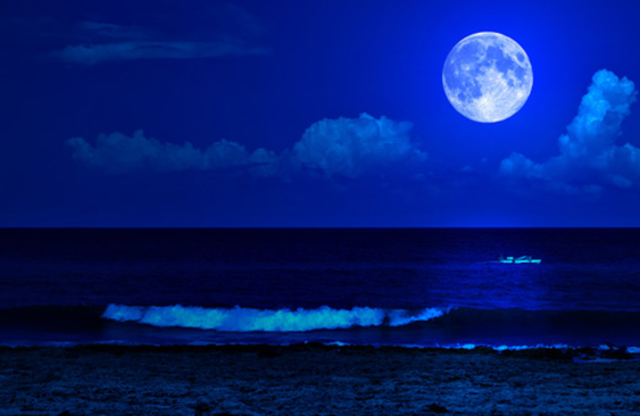 La luna azul
