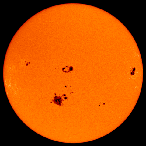 Galileo looking the sun