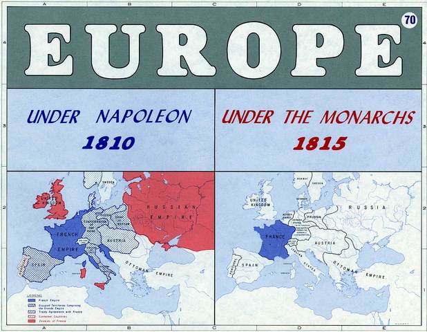 Map after Napoleon