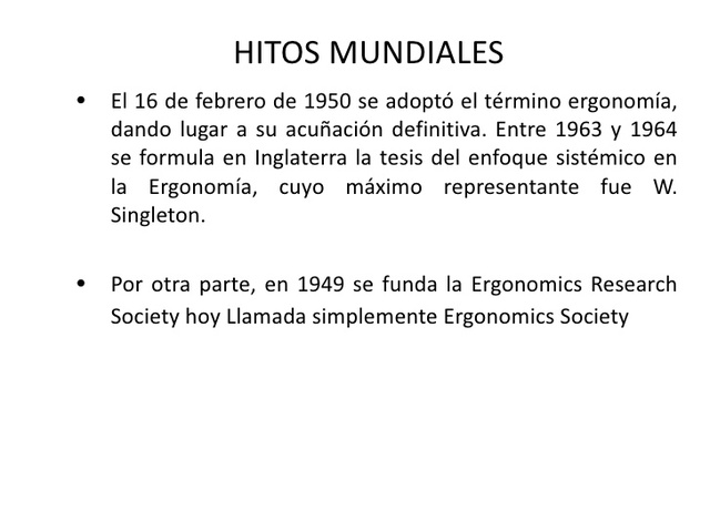 Termino de Ergonomia