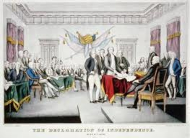 Declaration of Independence signed