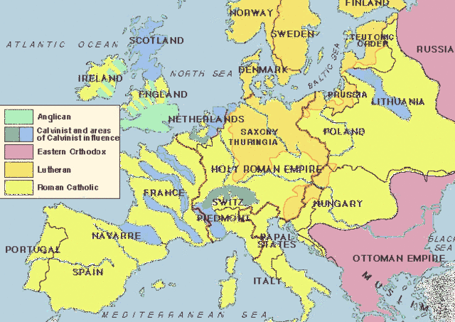 Scientific Revolution map