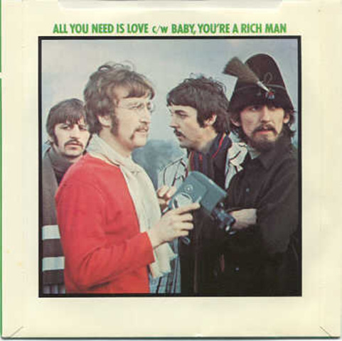 , Beatles' "All You Need is Love," single went #1.