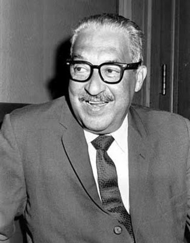 The U.S. Senate confirmed the appointment of Thurgood Marshall as the first black justice on the U.S. Supreme Court.