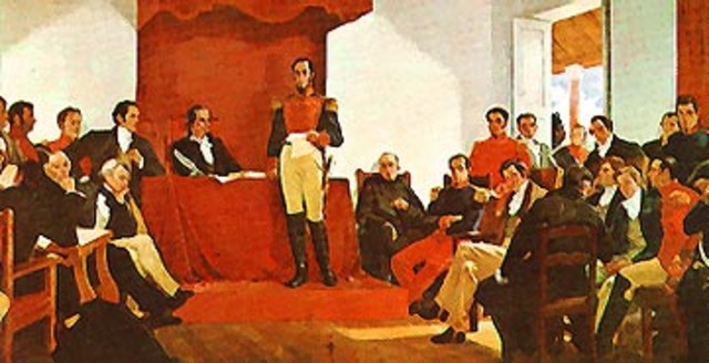 Evolución Histórica del Estado Colombiano timeline | Timetoast