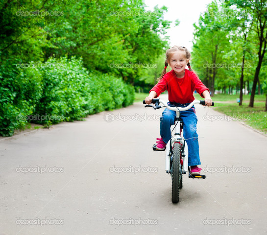 Cuando monte el la bicicleta.