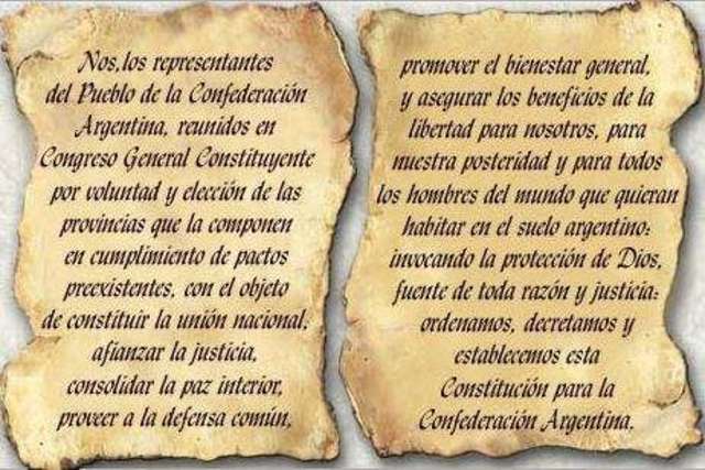 Preámbulo de la Constitucion Nacional