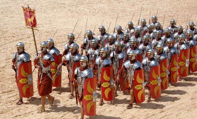 55BC Arrive of the ROMANS