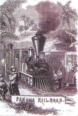 Inauguración del Ferrocarril de Panamá