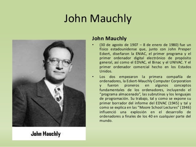 Capacidades de la Computadora ENIAC