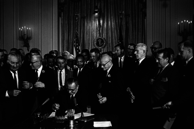 The passing of the civil rights acts (1964)