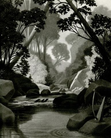 I started to write my first full story- Harris Burdick: The Harp