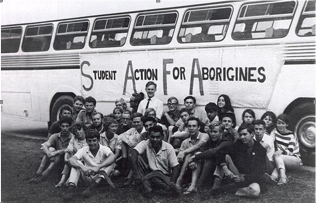 Student Action for Aborigines Bus ride Part 1