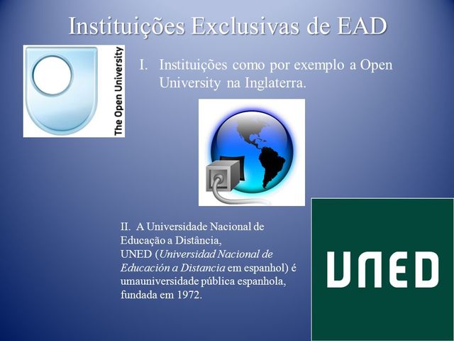 Criação de instituição inclusiva de EAD na Espanha