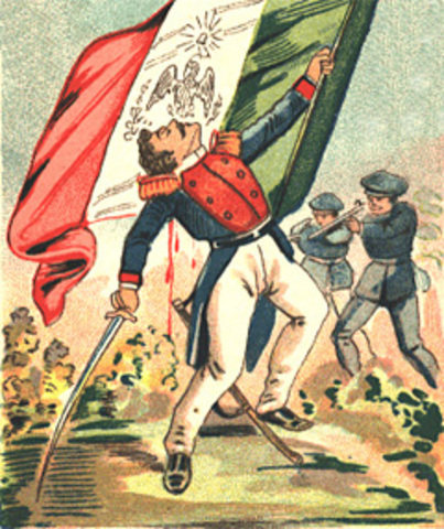 The Defeat of the Spanish by the Mexicans