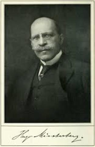 Publicação Psychology and Industrial Efficiency, Hugo Musterberg