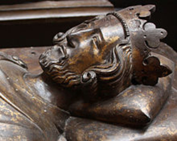 King Edward of England Dies