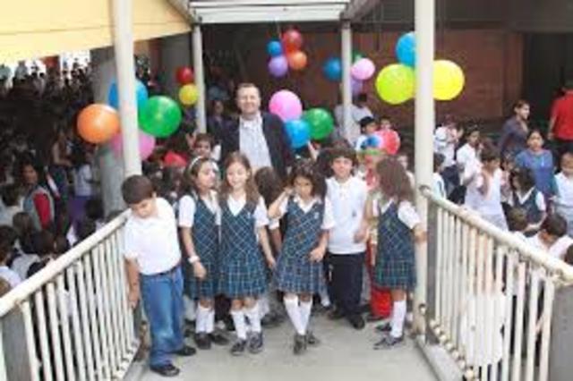 Inicio mis estudios en el Colegio