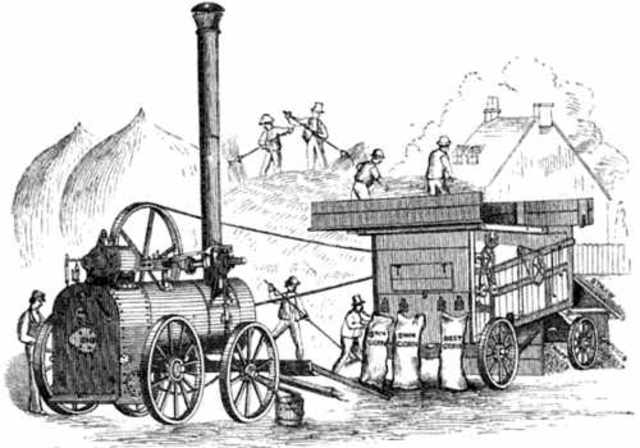 First trashing machine