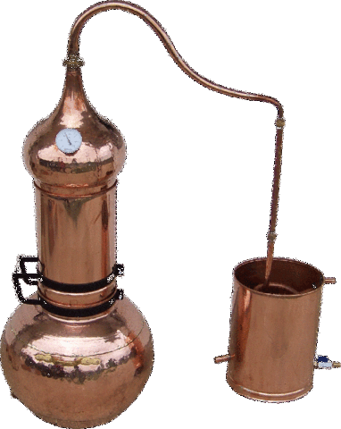 Destilación del alcohol