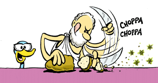 Democrito y la idea del átomo (460 y 370 a.C)