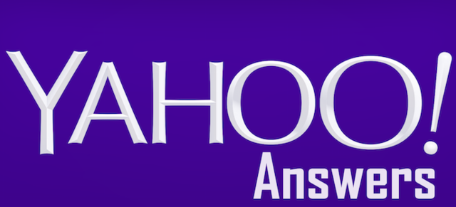 YAHOO ANSWERS