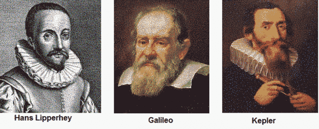 Zacarías y Hans Janssen inventan el telescopio.