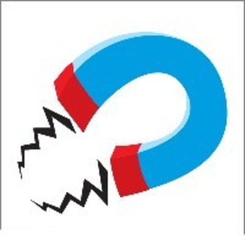 Atracción magnética.