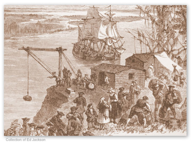 1732 and a total of men gathered at the Gravesend on the River