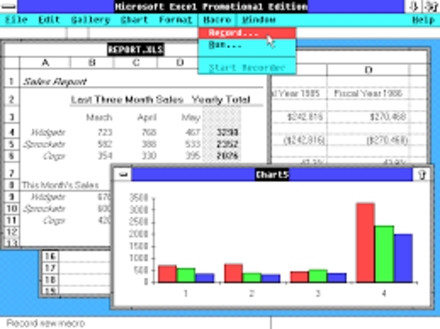 Electronic spreadsheet