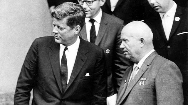 Kennedy met with Soviet leader Nikita Khrushchev