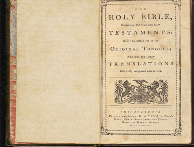 Robert Aitken's Bible